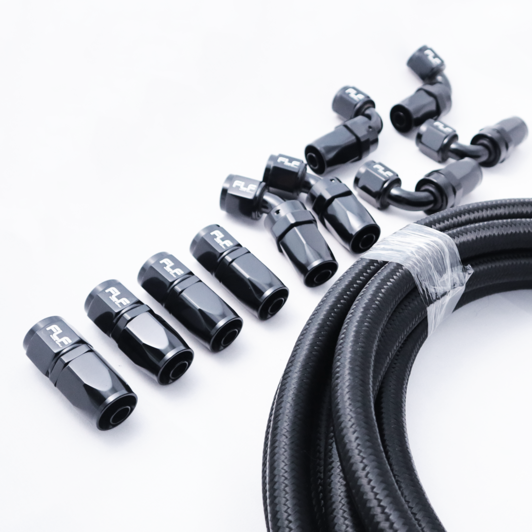 FLF- Braided Rubber Fuel System Starter Kit Bundle